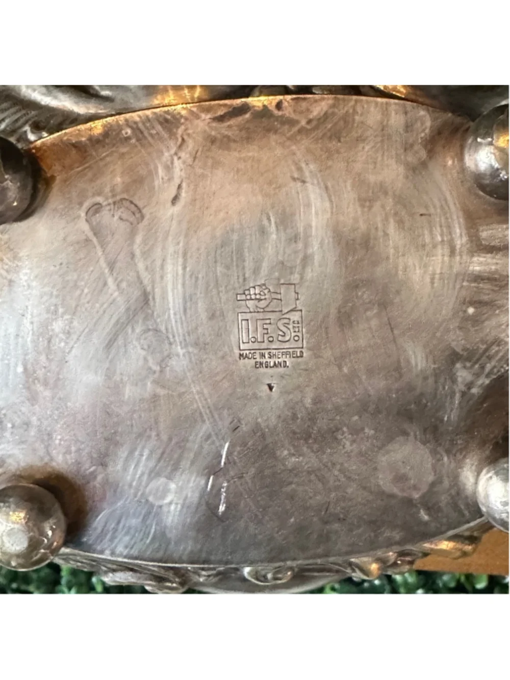Israel Freeman & Son (IFS Limited) English Silver Tea Set Summer